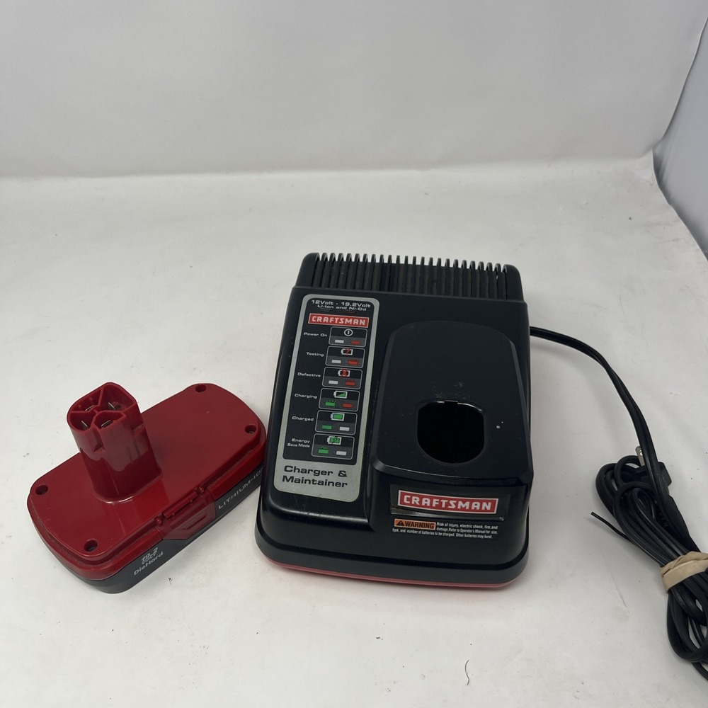 Genuine Craftsman C3 19.2V Lithium-Ion Batterie 315.PP2011 With Charger Tested